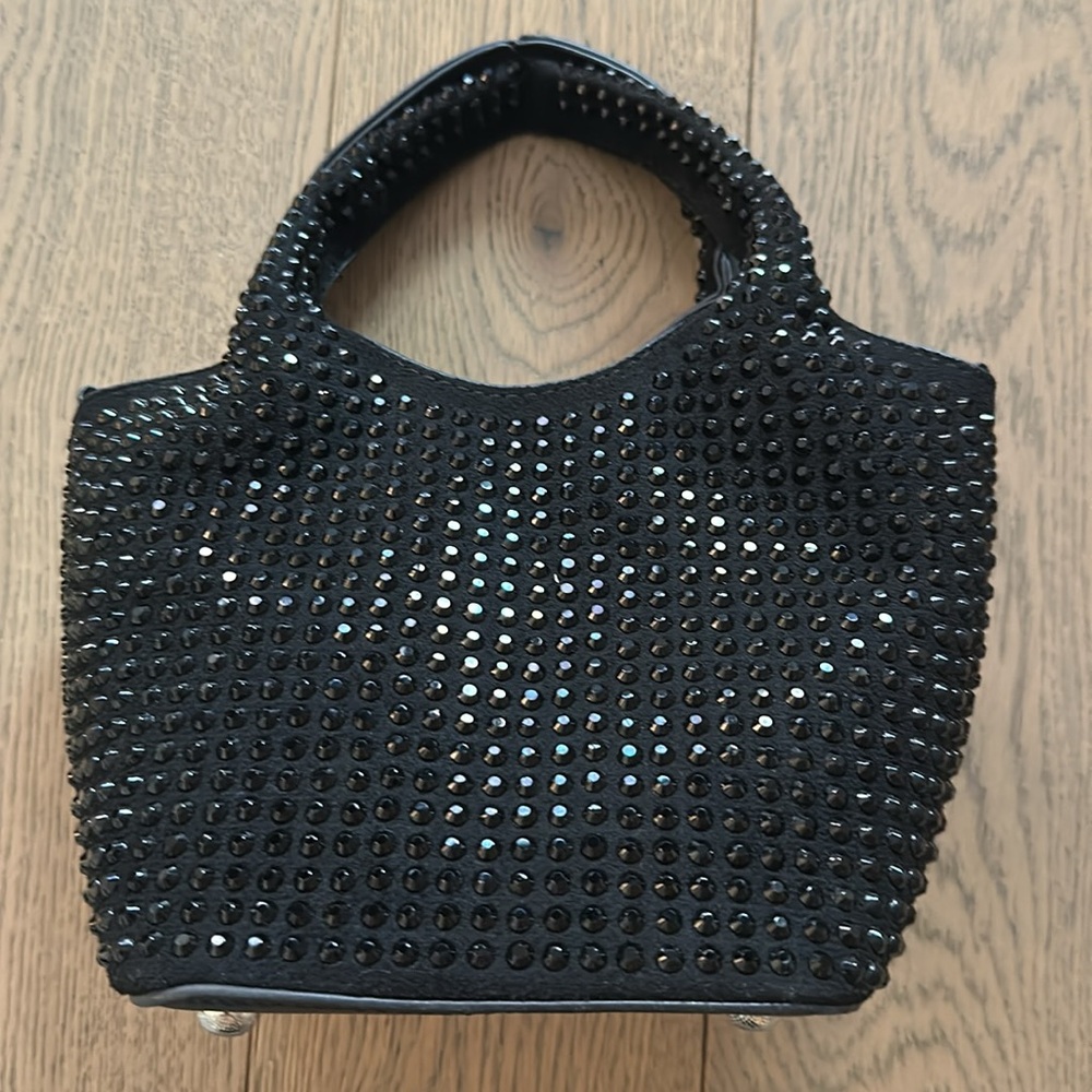 Kayla Ava black rhinestone bag - Picture 2 of 5